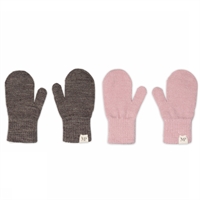 MPKids 2-pak uldluffer i Denver Melange & Alt Rosa